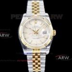 AR Factory Rolex Datejust 36MM Siwss 3135 Mens Watches - 904L Stainless Steel Bracelet Silver Dial 
